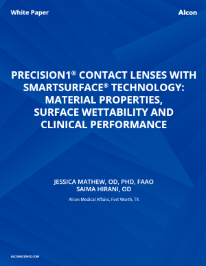 Precision1® Contact Lenses With Smartsurface® Technology: Material Properties, Surface Wettability And Clinical Performance (Italy)