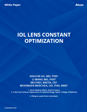 IOL Lens Constant Optimization
