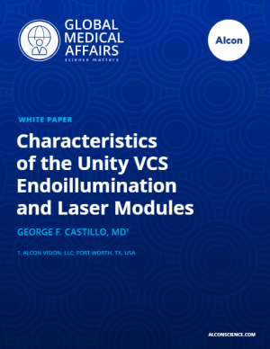 Characteristics of the Unity VCS Endoillumination and Laser Modules