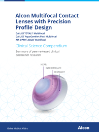Alcon Multifocal Contact Lenses with Precision Profile® Design